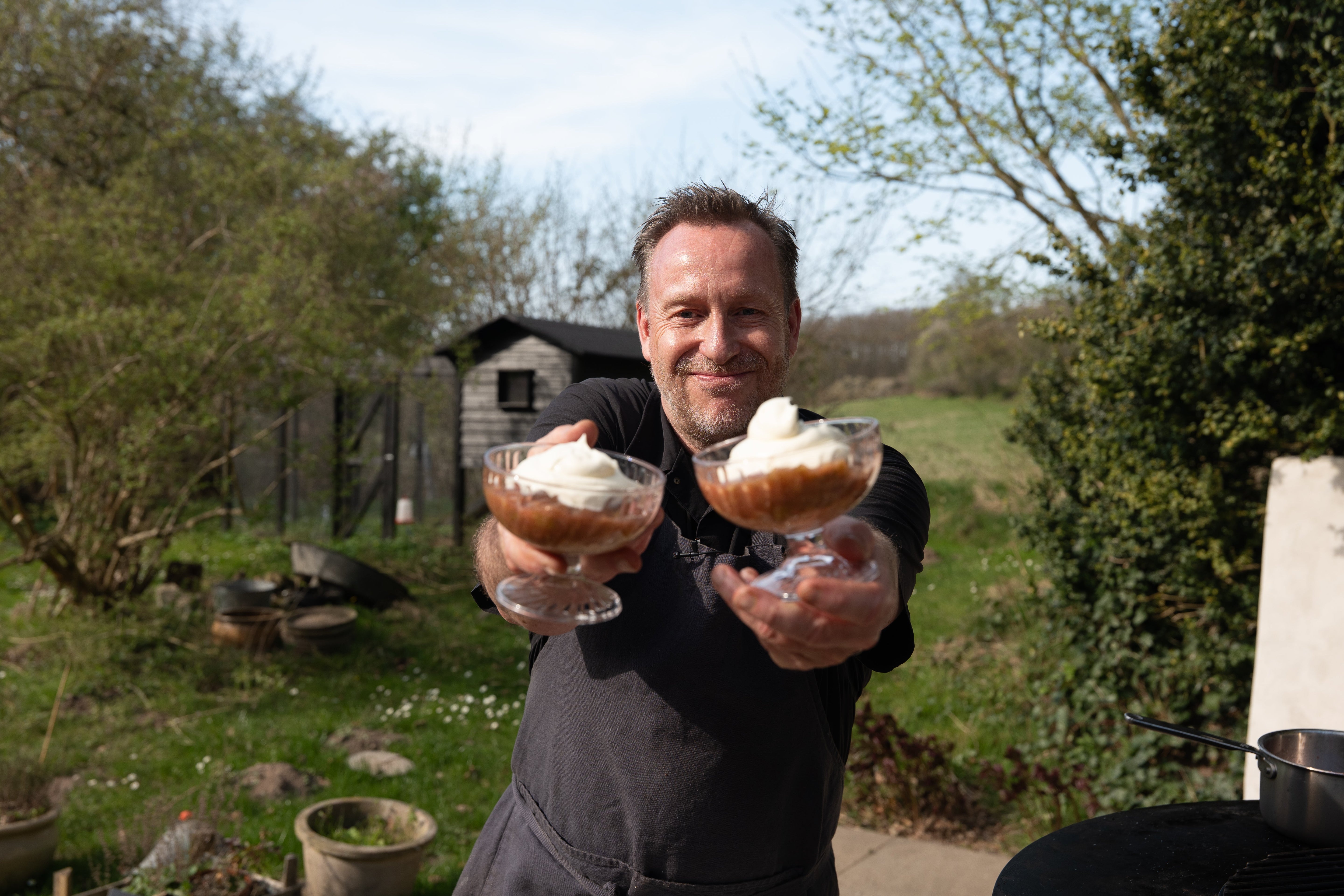 Rhubarb Trifle